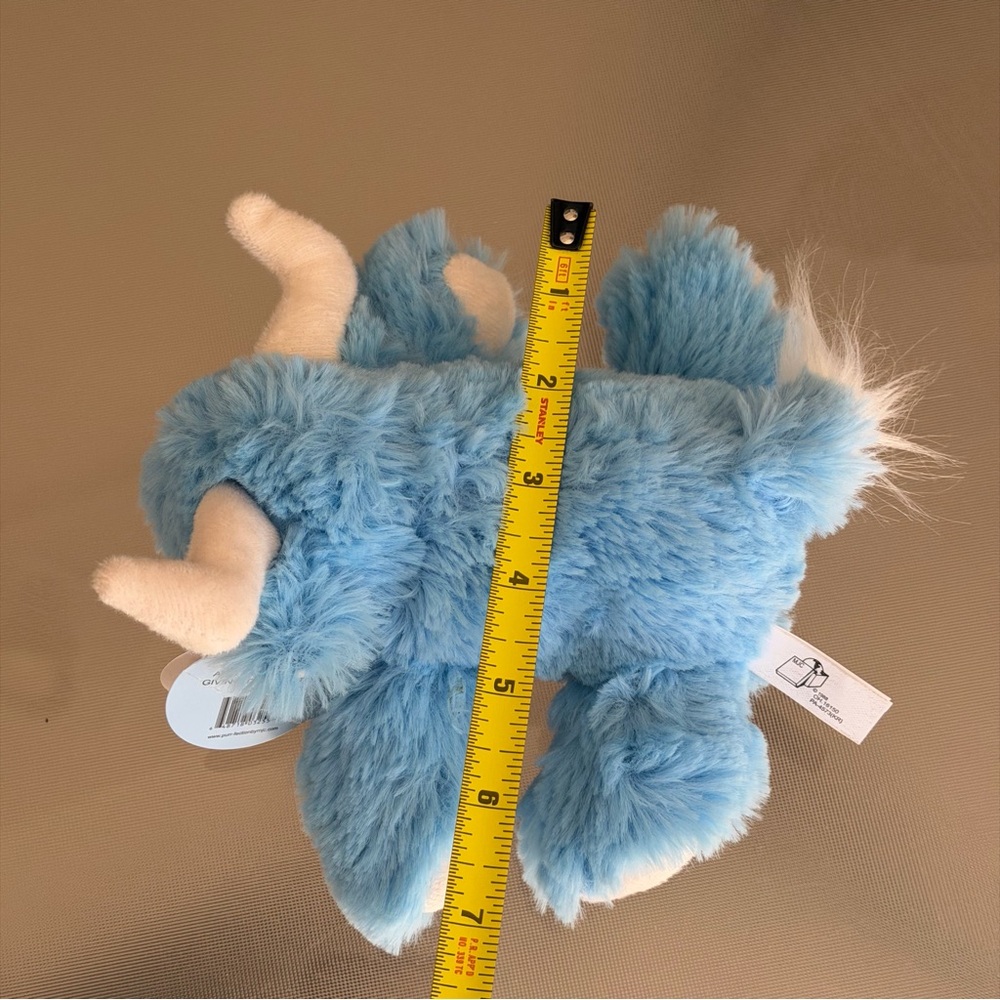 PURRFECTION by MJC 8" Blue Bull Plush Stuffed Animal Toy NWT 90s Vintage - Picture 8 of 13